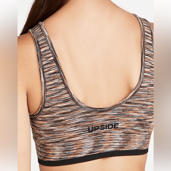 SOLD The Upside yoga bra top in brown Cinnamon XS/S - Picture 3 of 6